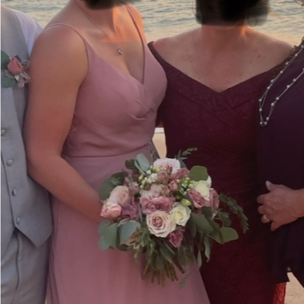 Azazie Lennon Maxi Dress in Dusty Rose - Picture 6 of 7